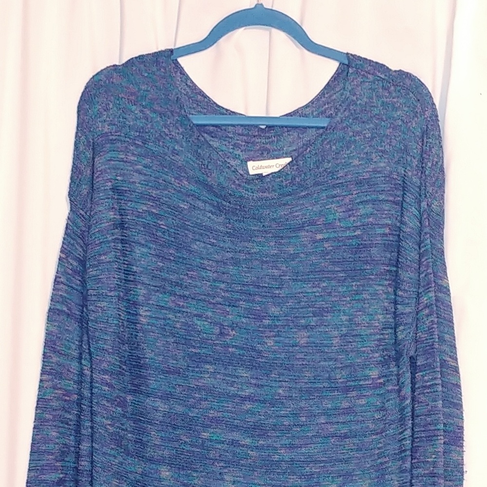 Codwater creek long sleeve tunic sweater